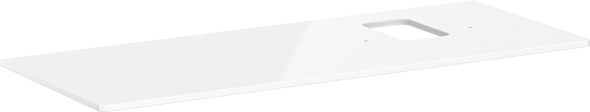 Darmowa Dostawa - Blat naszafkowy 136x55 cm biały Hansgrohe Xelu Q 54124050