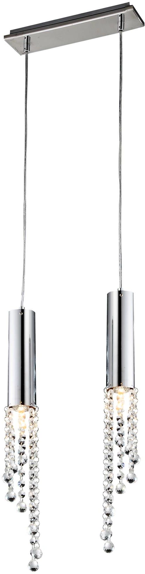 Darmowa Dostawa - Lampa wisząca 2x3 W chrom Candellux Duero 3225265Z