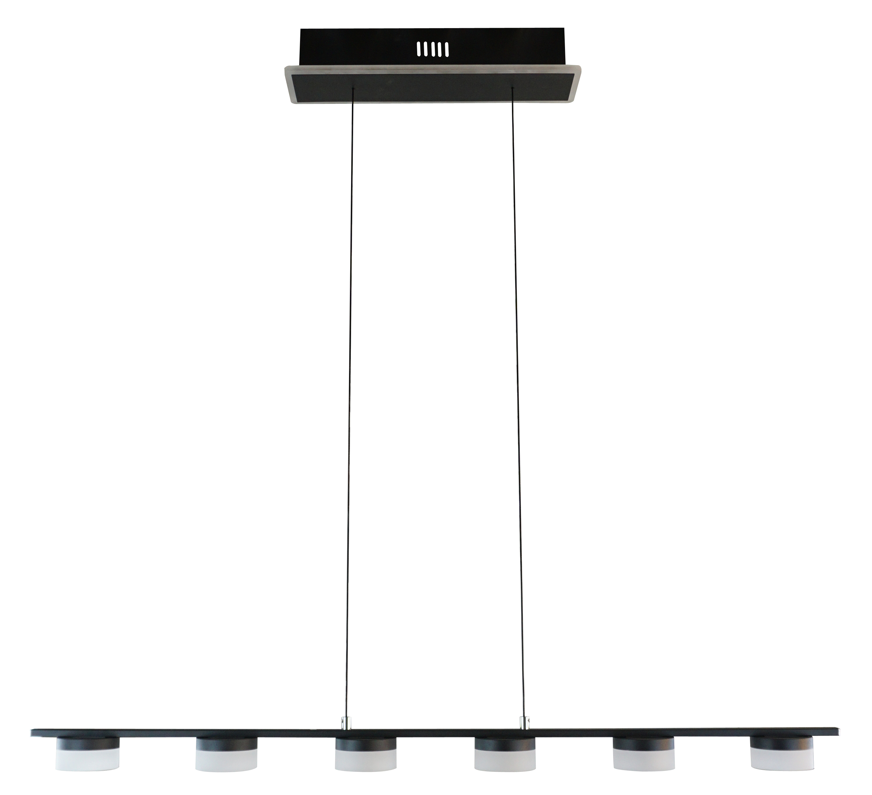 Darmowa Dostawa - Lampa wisząca 6x W czarna-chrom Aviano Cassis 7066702