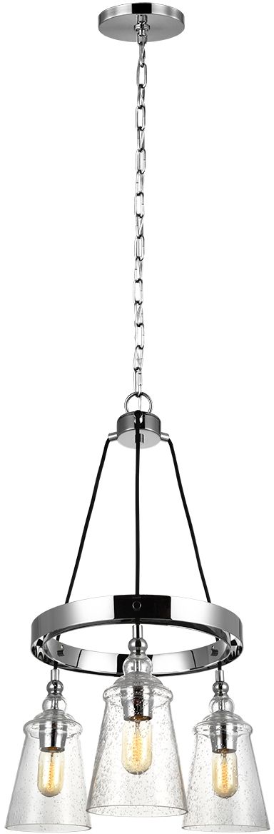 Darmowa Dostawa - Lampa wisząca 3x60 W chrom Quintiesse Loras QNLORAS3