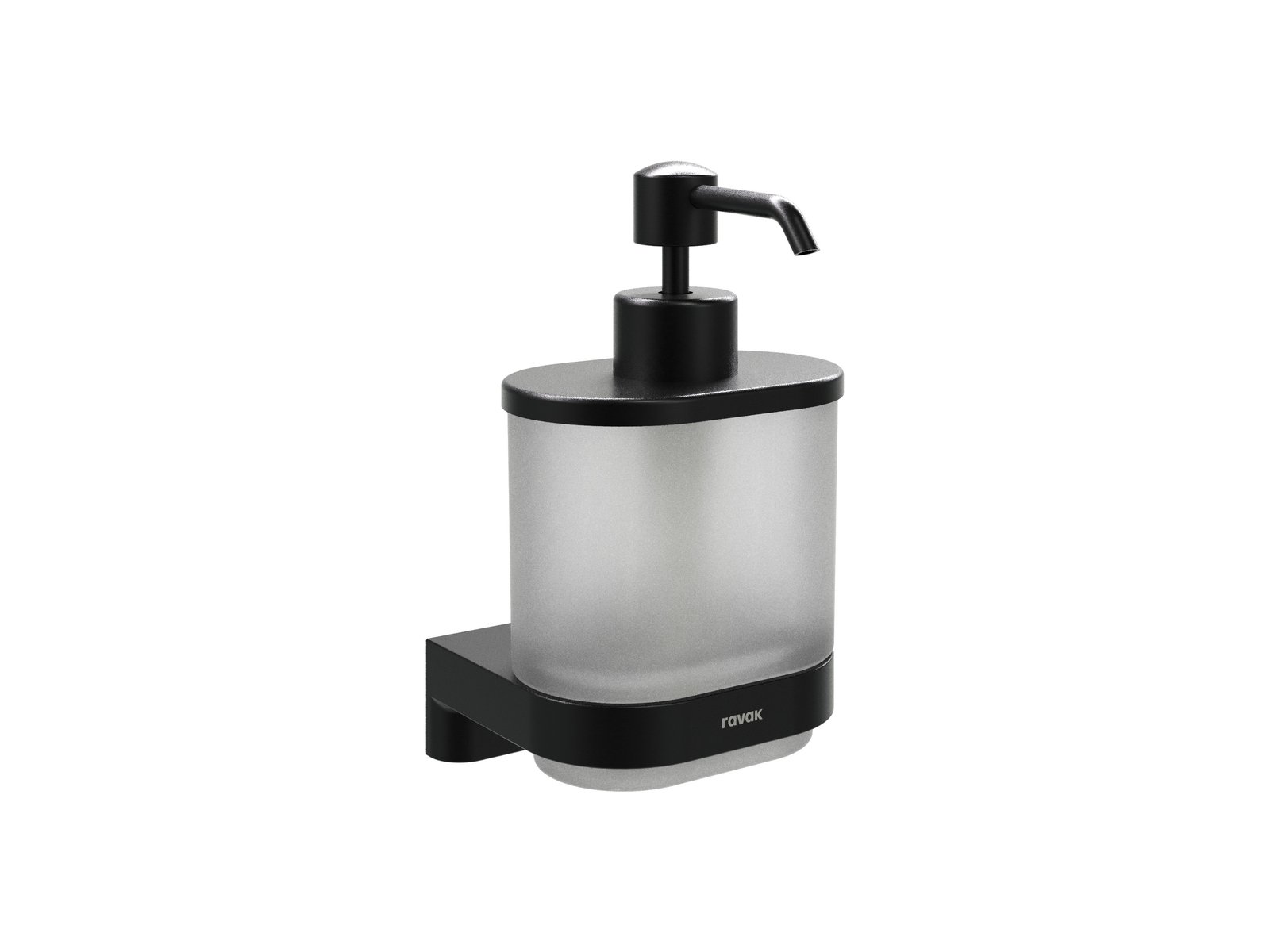 Darmowa Dostawa - Dozownik do mydła 300 ml czarny Ravak Chrome II X07P1380
