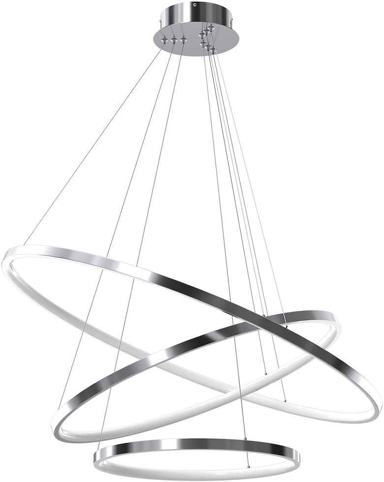 Darmowa Dostawa - Lampa wisząca 1x93 W chrom Milagro Hoop ML1551