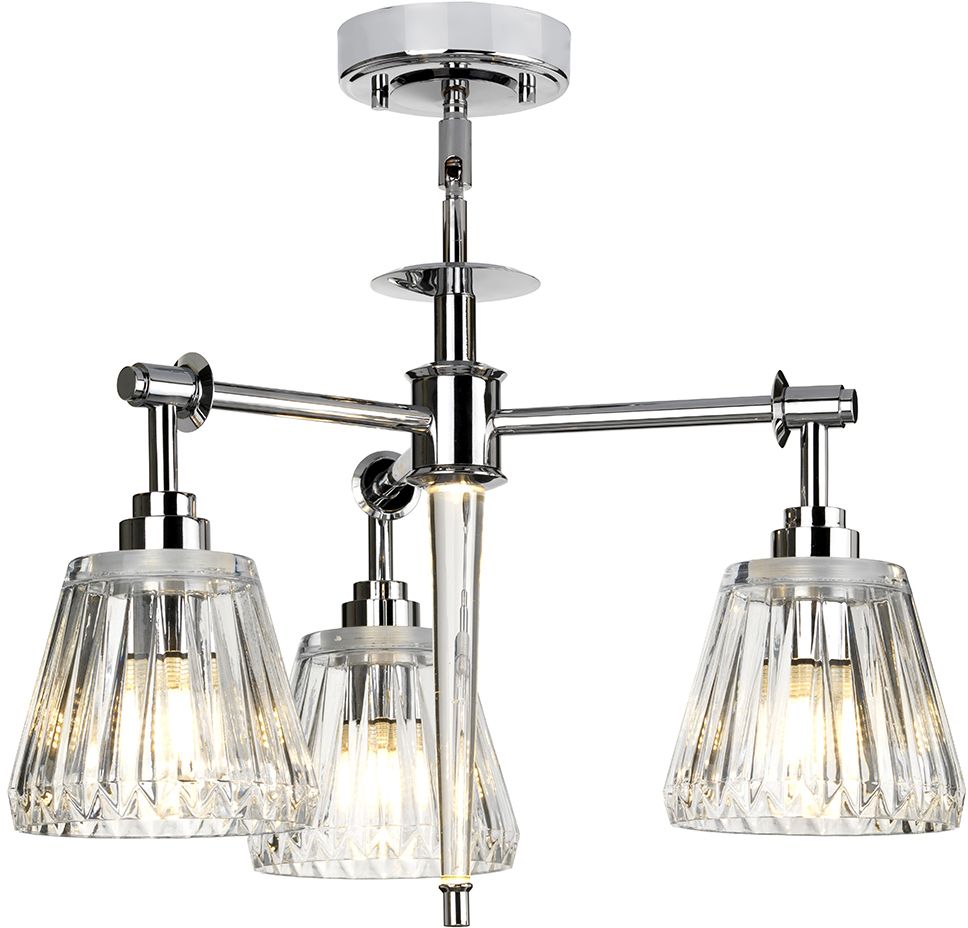 Darmowa Dostawa - Lampa wisząca 4x3 W chrom Elstead Lighting Agatha BATHAGATHA3PPC