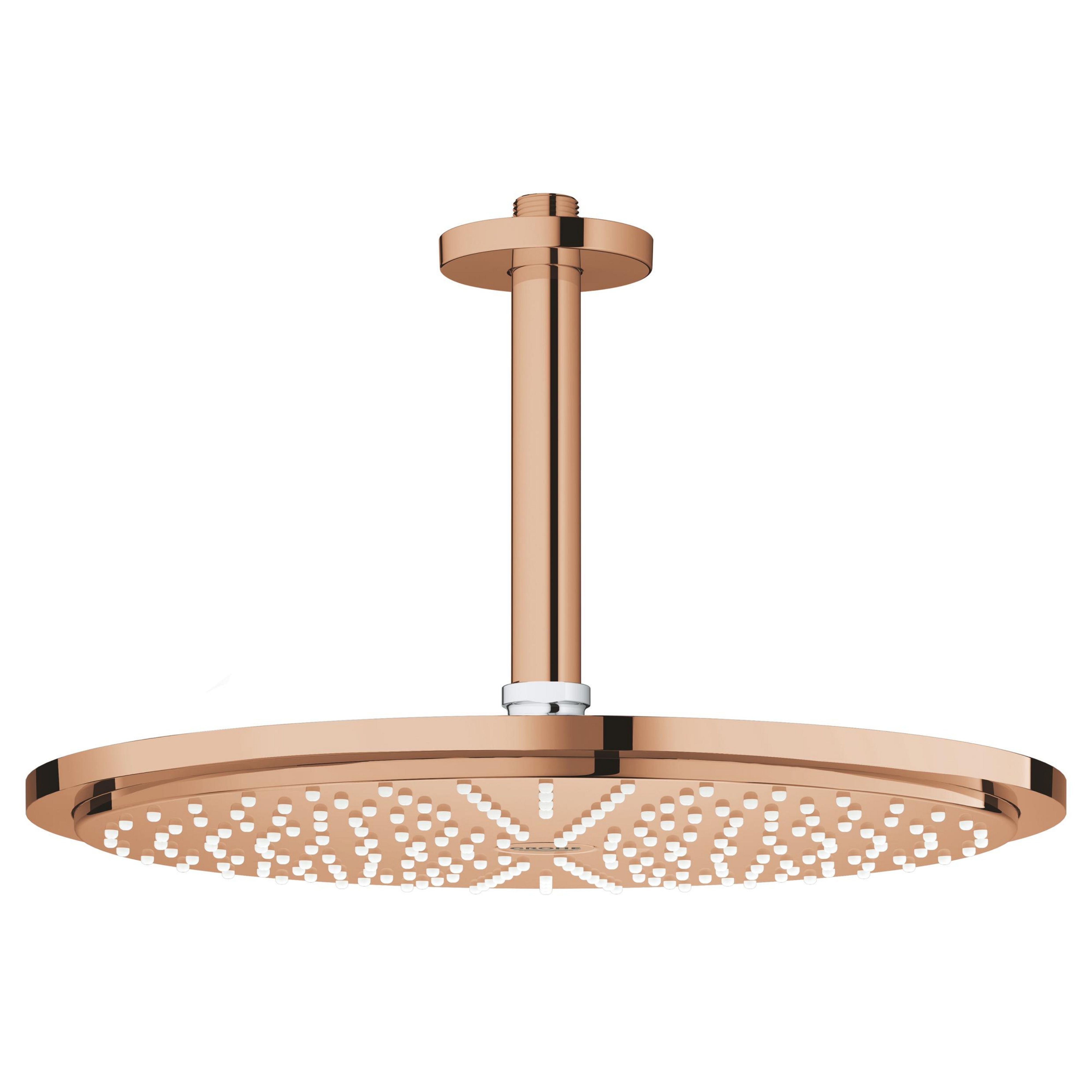Darmowa Dostawa - Deszczownica z ramieniem 31x31 cm okrągła warm sunset Grohe Rainshower 26067DA0