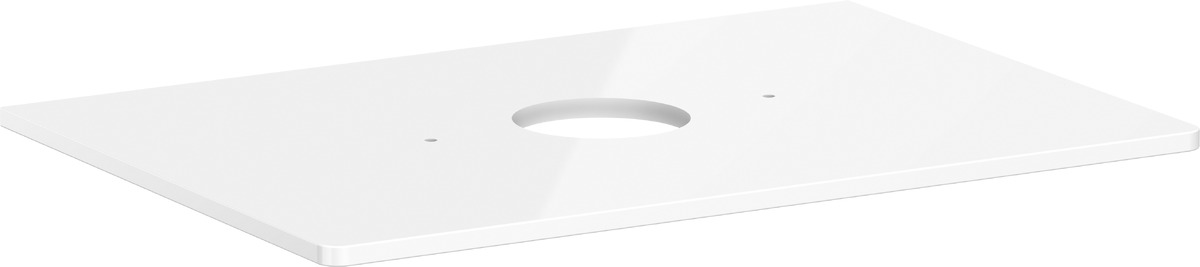 Darmowa Dostawa - Blat naszafkowy 78x55 cm biały Hansgrohe Xelu Q 54113050