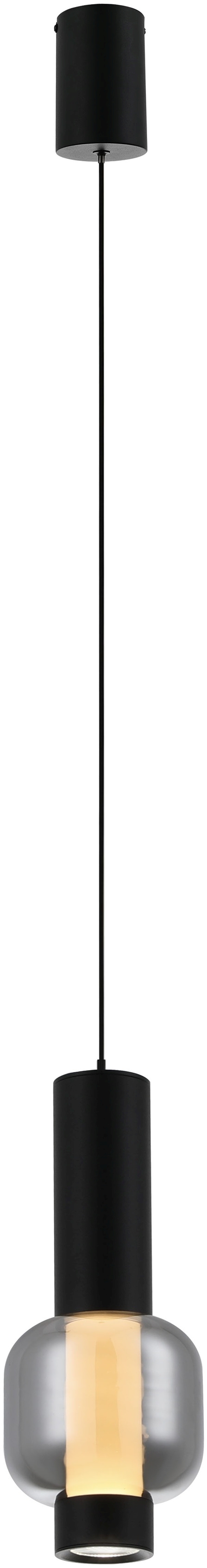 Darmowa Dostawa - Lampa wisząca 2x8 W czarna-chrom-przydymiona Aviano Ronda 62240110