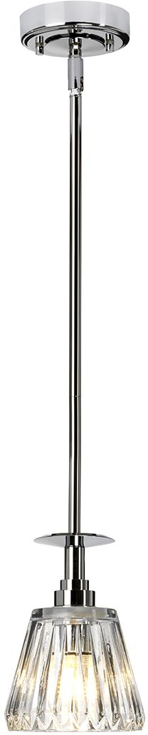 Darmowa Dostawa - Lampa wisząca 1x3 W chrom Elstead Lighting Agatha BATHAGATHA1PPC