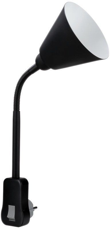 Darmowa Dostawa - Lampa biurkowa 1x20 W czarna Paulmann Janus PL95427