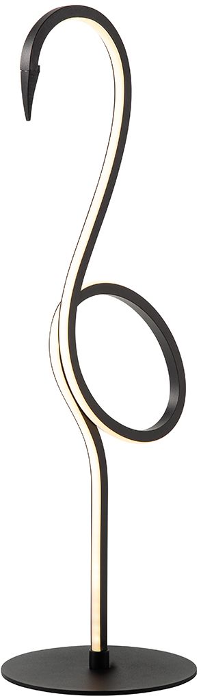 Darmowa Dostawa - Lampa stołowa 1x6 W czarna Elstead Lighting Flamingo FLAMINGOTLBLK