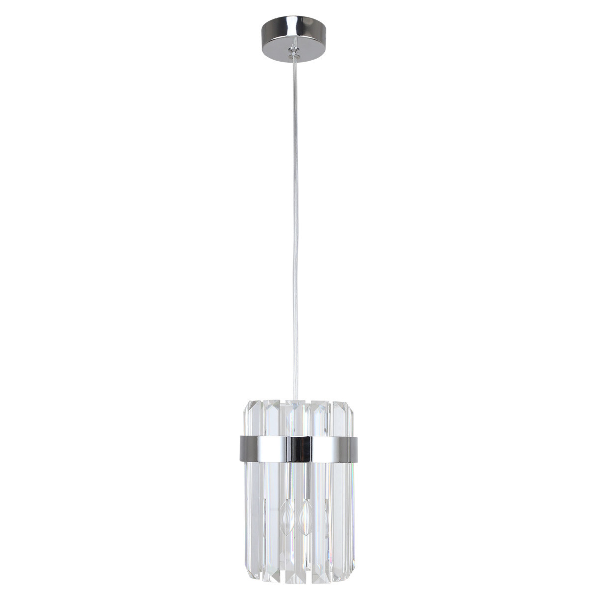 Darmowa Dostawa - Lampa wisząca 1x10 W chrom Light Prestige Vetro LP29101PCH