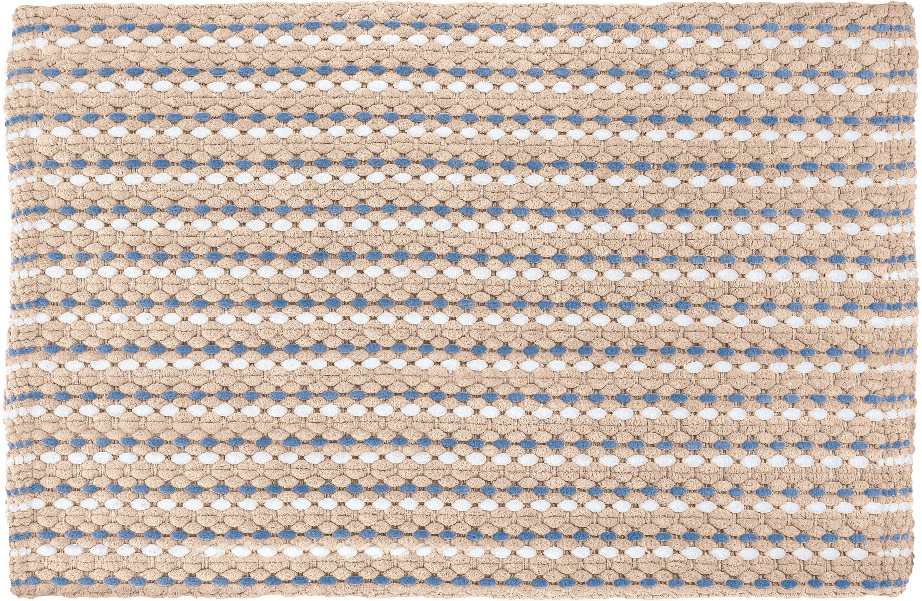 Darmowa Dostawa - Dywanik łazienkowy 90x60 cm prostokątny niebieski Kleine Wolke Loop 9173226519