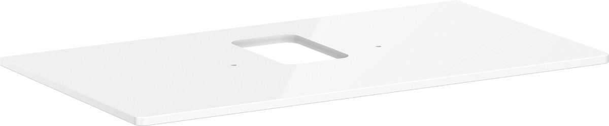 Darmowa Dostawa - Blat naszafkowy 98x55 cm biały Hansgrohe Xelu Q 54121050