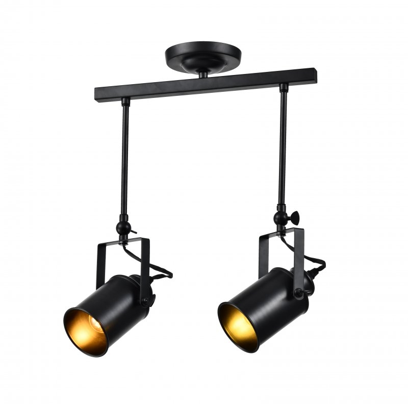 Darmowa Dostawa - Lampa wisząca 2x40 W czarna GTV Demir OSDEM210DEC
