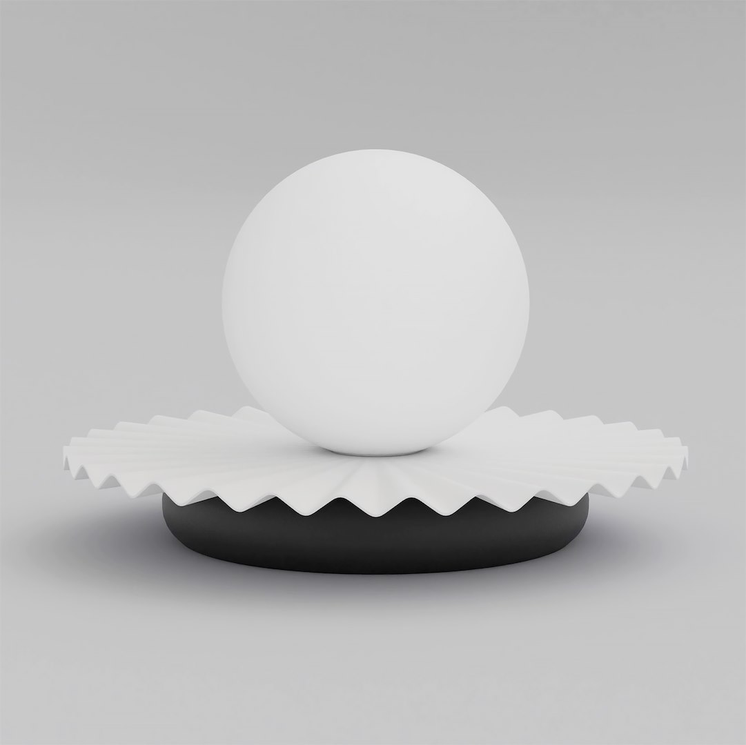Darmowa Dostawa - Lampa stołowa 1x8 W biała-czarna Emibig Umbra 1730LN1