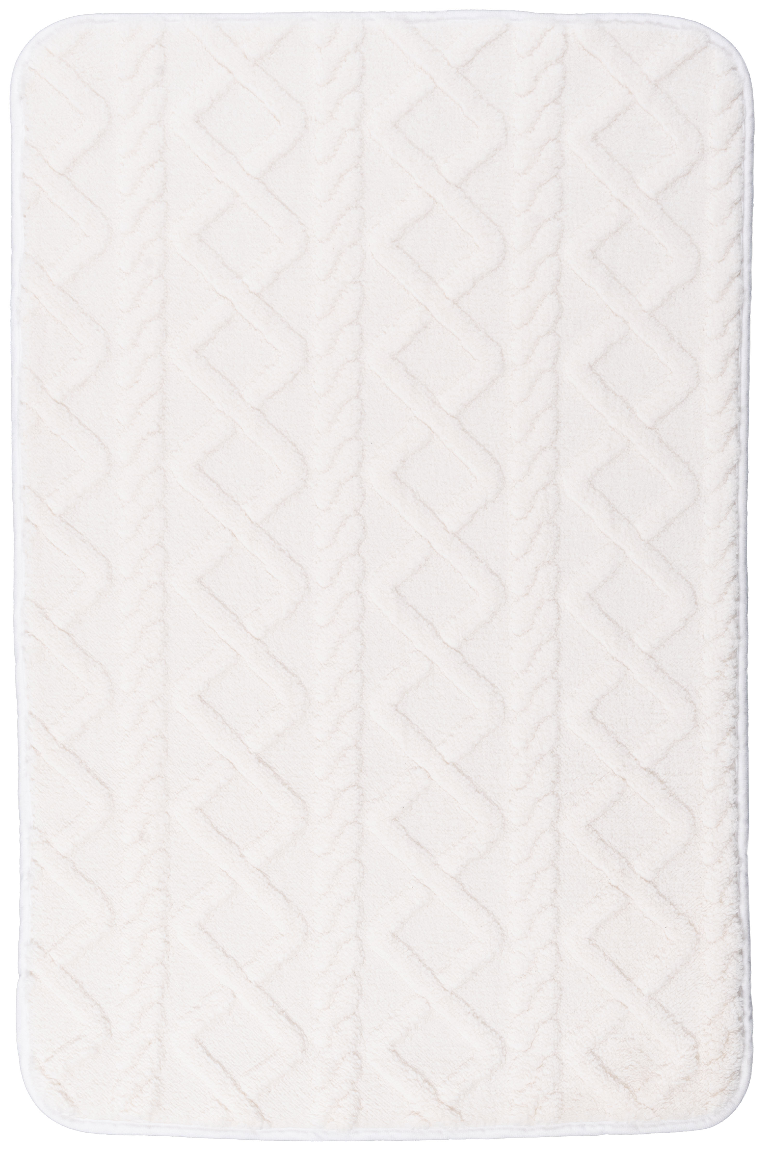 Darmowa Dostawa - Dywanik łazienkowy 80x50 cm prostokątny biały Multi-Decor New Style 508324