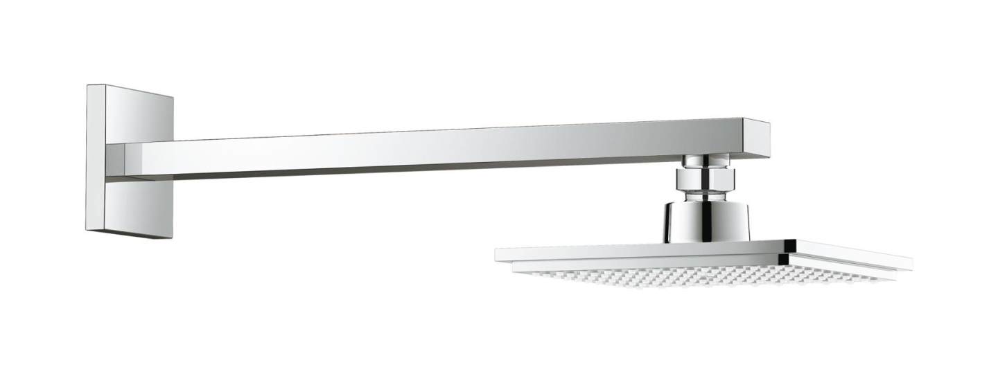 Darmowa Dostawa - Deszczownica 15.2x15.2 cm kwadratowa starlight chrome Grohe Euphoria Cube 26073000
