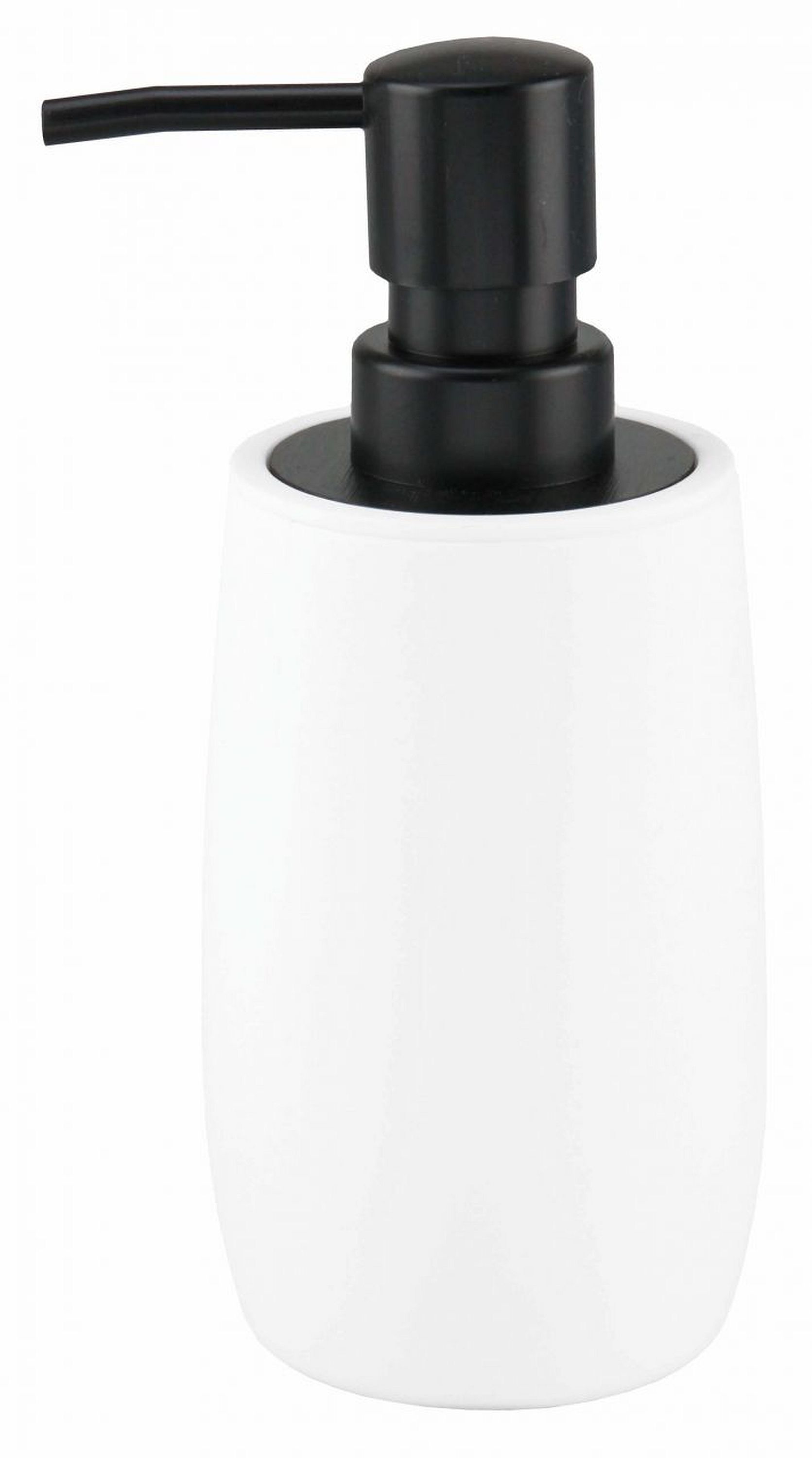 Darmowa Dostawa - Dozownik do mydła 260 ml czarny-biały Kleine Wolke Daily 8677100854