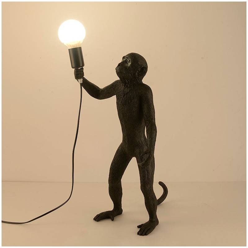 Darmowa Dostawa - Lampa stołowa 1x20 W czarna Abruzzo Monkey ABRKARD5C