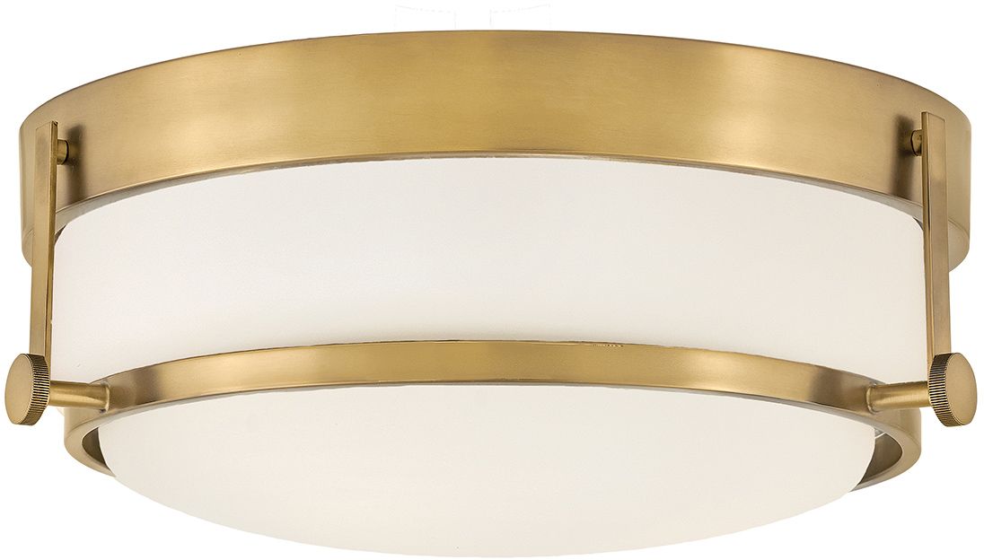 Darmowa Dostawa - Plafon 3x60 W biały-mosiądz Elstead Lighting Harper HKHARPERFHB