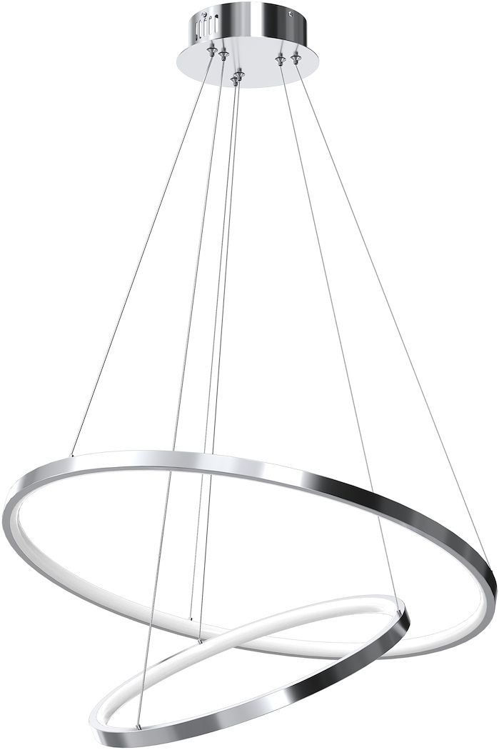 Darmowa Dostawa - Lampa wisząca 1x51 W chrom Milagro Hoop ML1550