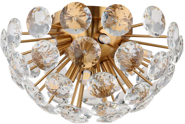 Darmowa Dostawa - Lampa podsufitowa x7 W złota Globo Lighting Virina 16047D