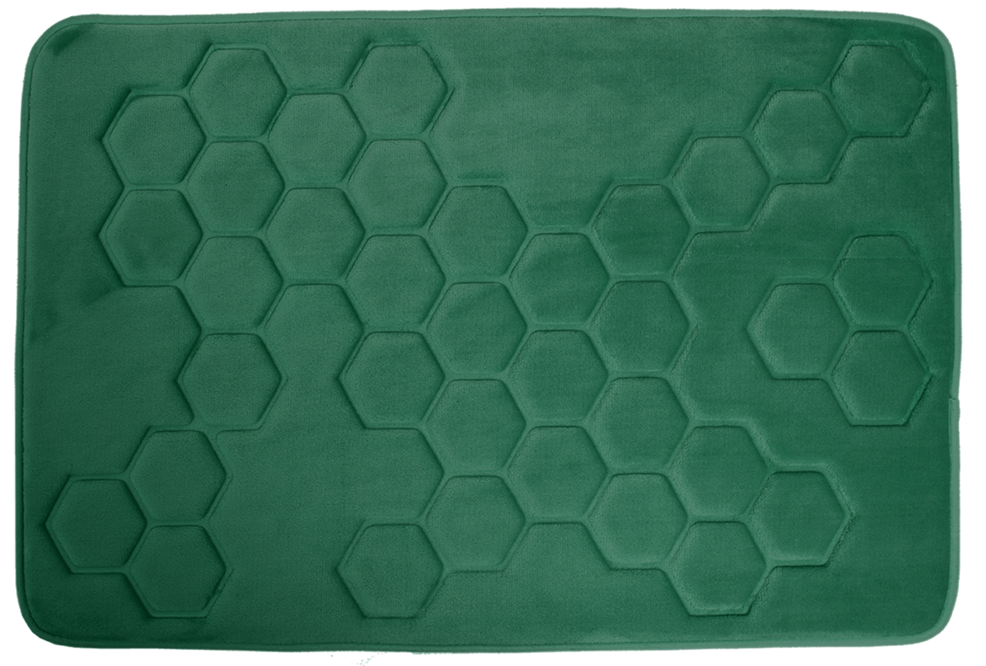 Darmowa Dostawa - Dywanik łazienkowy 90x60 cm prostokątny zielony Hyggli Honey 70092