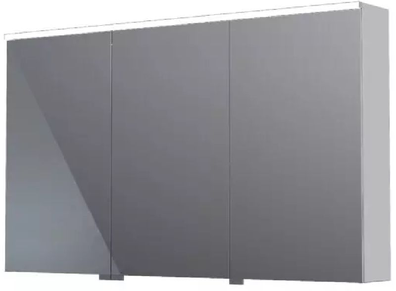 Darmowa Dostawa - Szafka 120x12.5x70 cm boczna wisząca chrom Oristo Geo KI01SGL3D12099