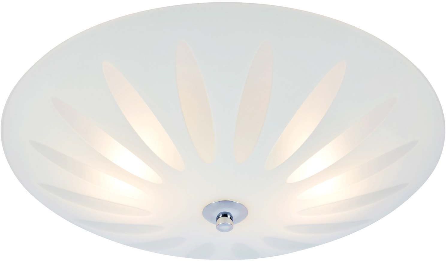 Darmowa Dostawa - Plafon 1x40 W biały-chrom Markslöjd Petal 108899