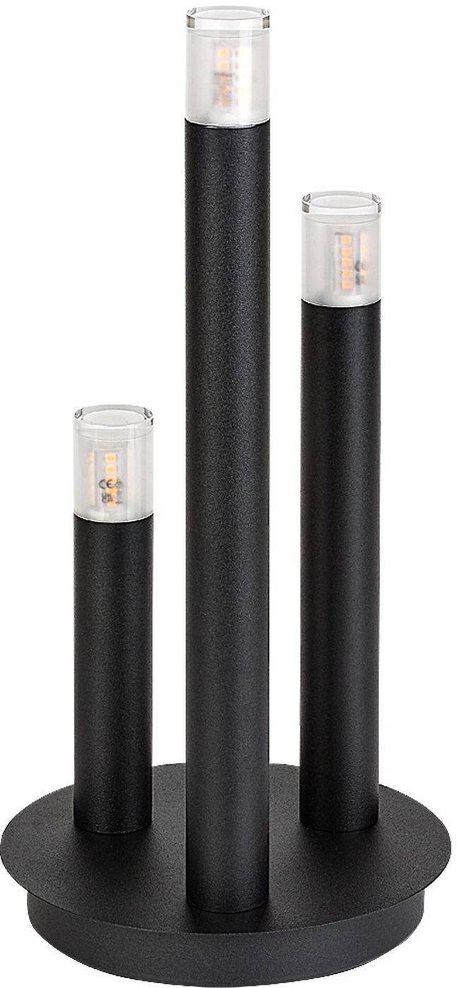 Darmowa Dostawa - Lampa stołowa 3x5 W czarna-przezroczysta Rabalux Ramira 74365