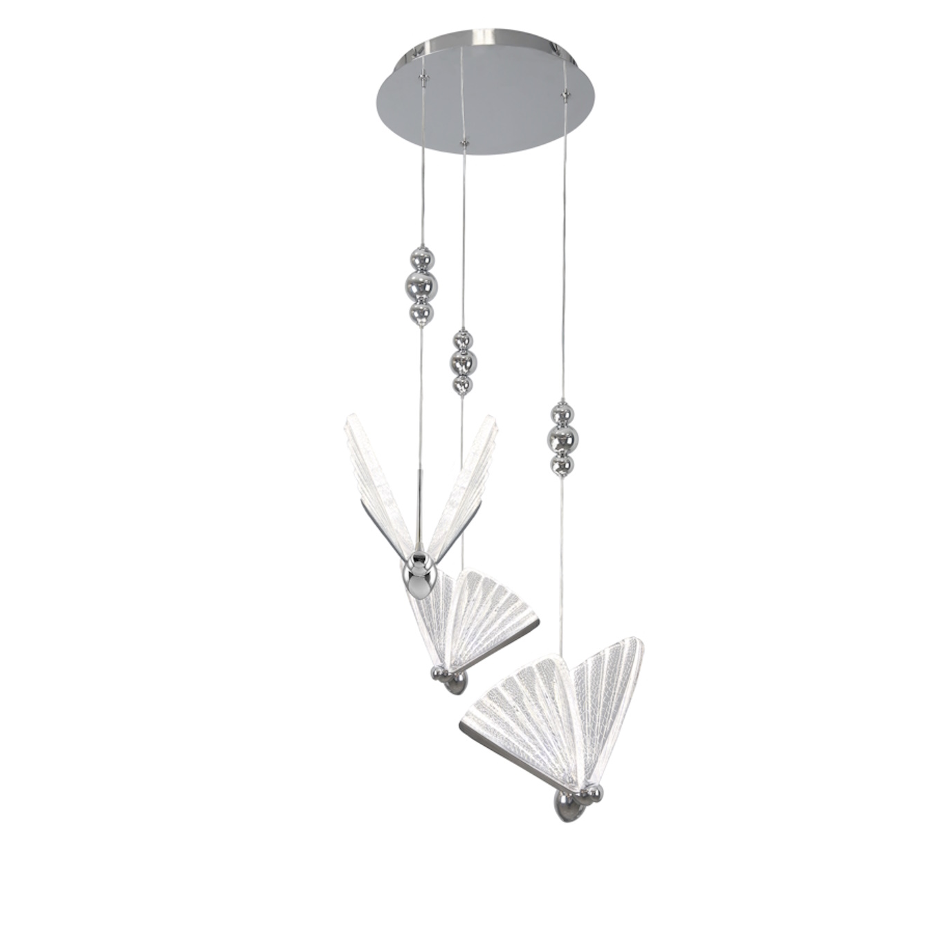 Darmowa Dostawa - Lampa wisząca 3x24 W chrom Light Prestige Mariposa LP17153PCH