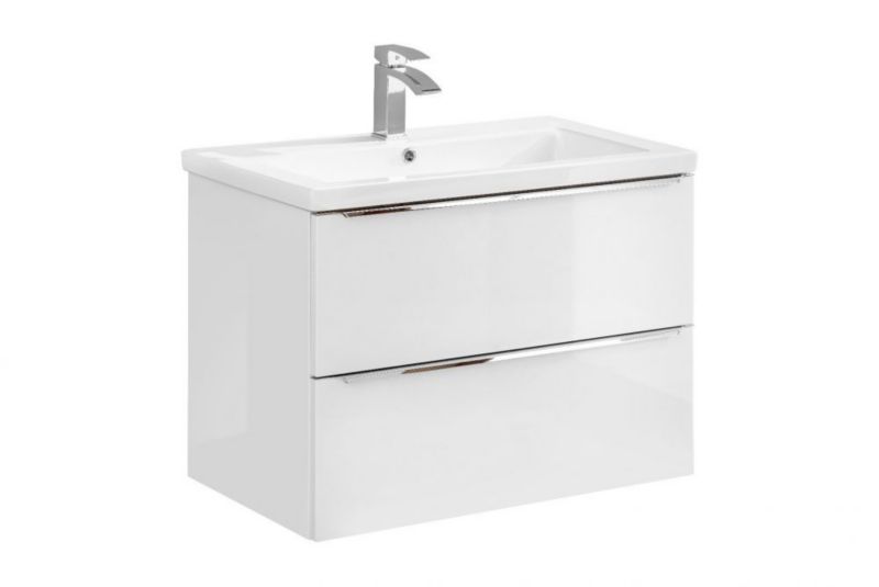Szafka Comad pod umywalkę MILANO / CAPRI 821 80 cm biała 1 szt