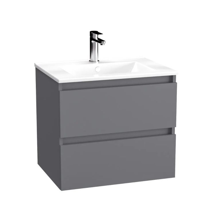 Szafka pod umywalkę KROFAM ARCO 60 cm grafit 1 szt.