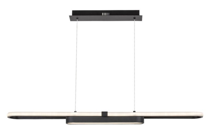 Żyrandol Rabalux Contessa czarno-biały wym: 120 x 100 x 100 cm wbudowany LED 48W 1 szt.