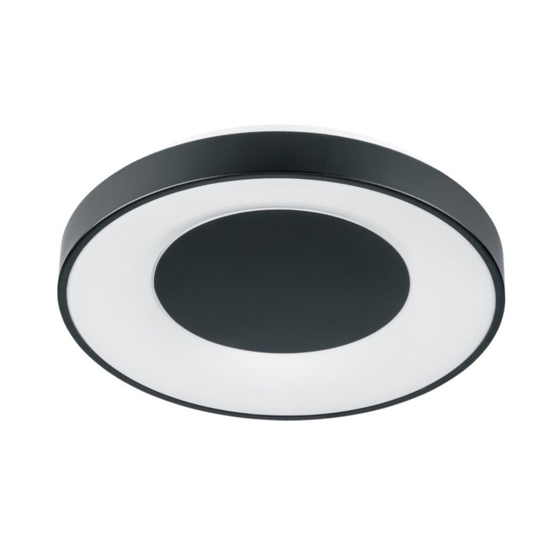 Plafon sufitowy nowoczesny Polux Witold czarno-biały LED 48W 3000K-6000K 5300lm IP44 wym: 6,5 x 38,5 x 38,5 cm - 1 szt.