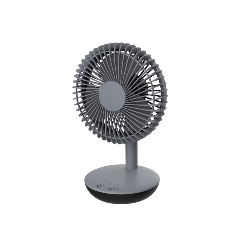 Wentylator na baterie 15 cm szary