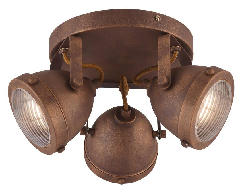 Szara lampa wisząca sufitowa do salonu na 3 żarówki GU10 metal