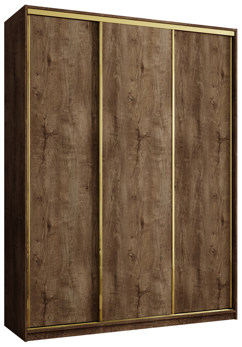 Wysoka szafa do sypialni 180 cm GOLD NEW MAX glamour
