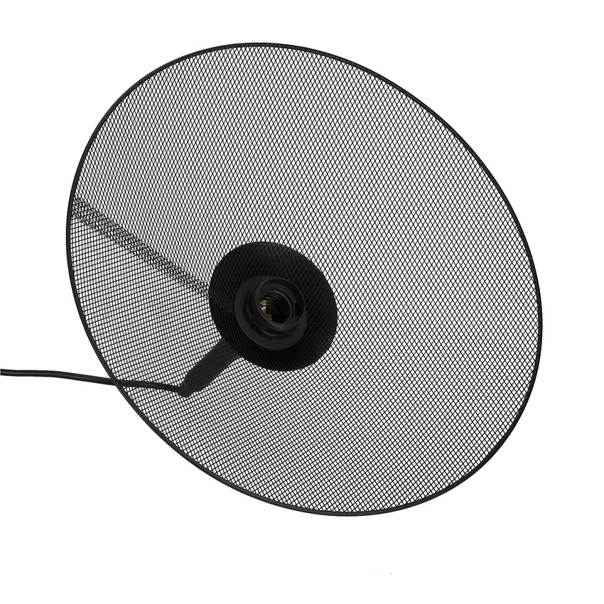 Czarna lampa wisząca sufitowa do salonu 36 cm KIRUNA metal