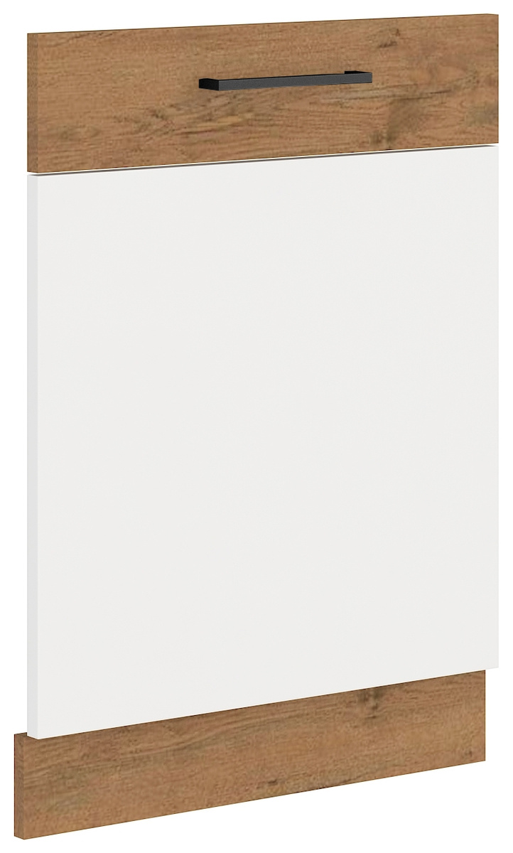 Front do zmywarki z zakrytym panelem sterującym 60 cm Biały połysk VIKI