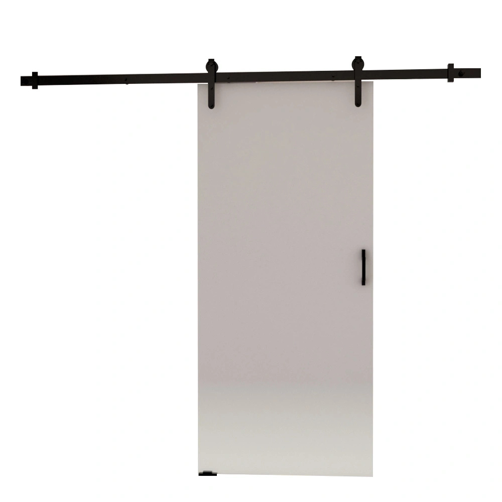 Białe naścienne drzwi przesuwne do garderoby 80 cm ANZIO