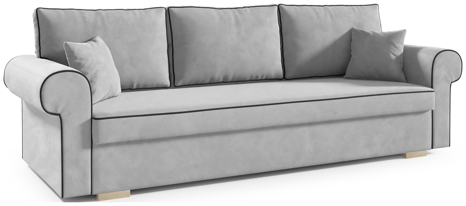 Nowoczesna sofa trzyosobowa do salonu z funkcją spania MAGNOLIA