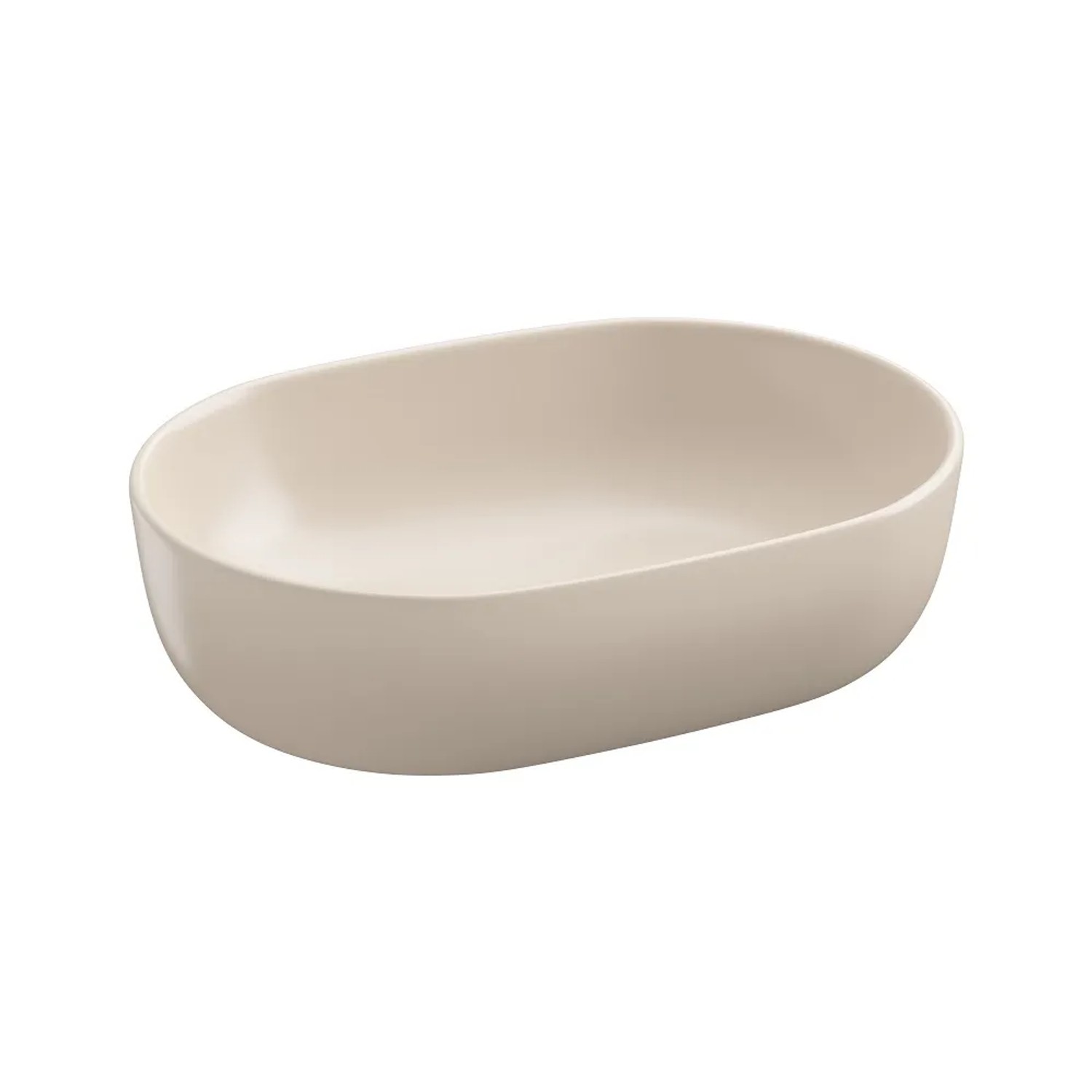 Cersanit Umywalka Moduo 50 nablatowa ceramiczna beżowa