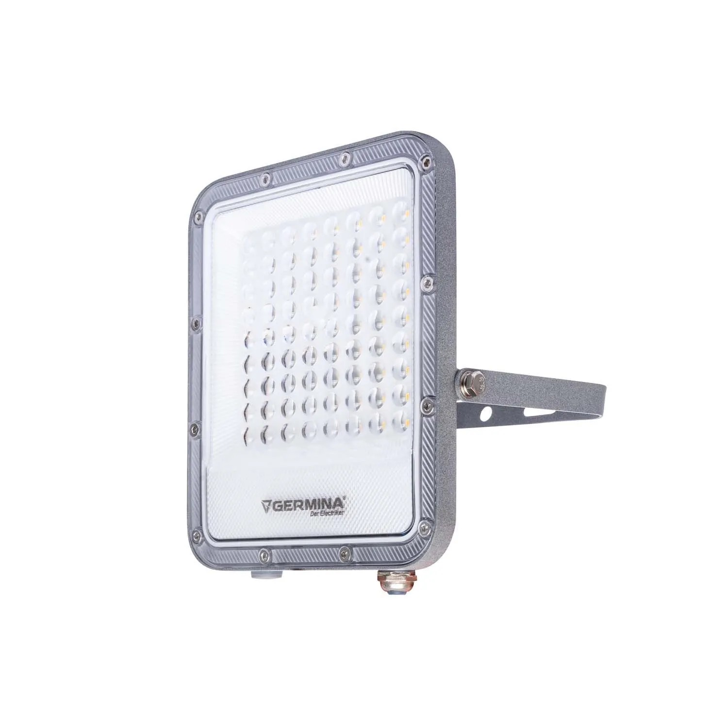 Germina Naświetlacz LED PREMIUM ARES 50W 5000K 5000lm IP65 chrom