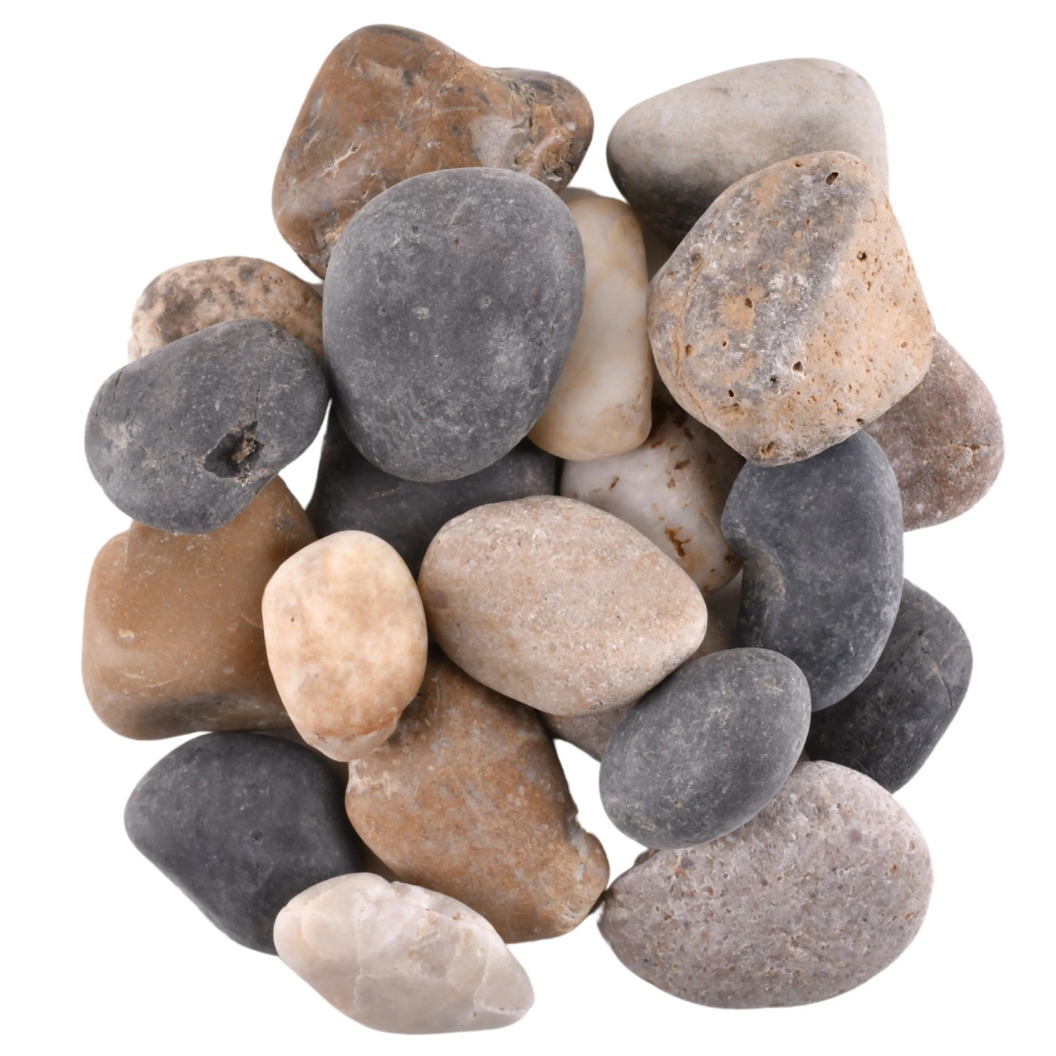 Kamienie dekoracyjne rzeczne mix 20-40 mm - 900 g