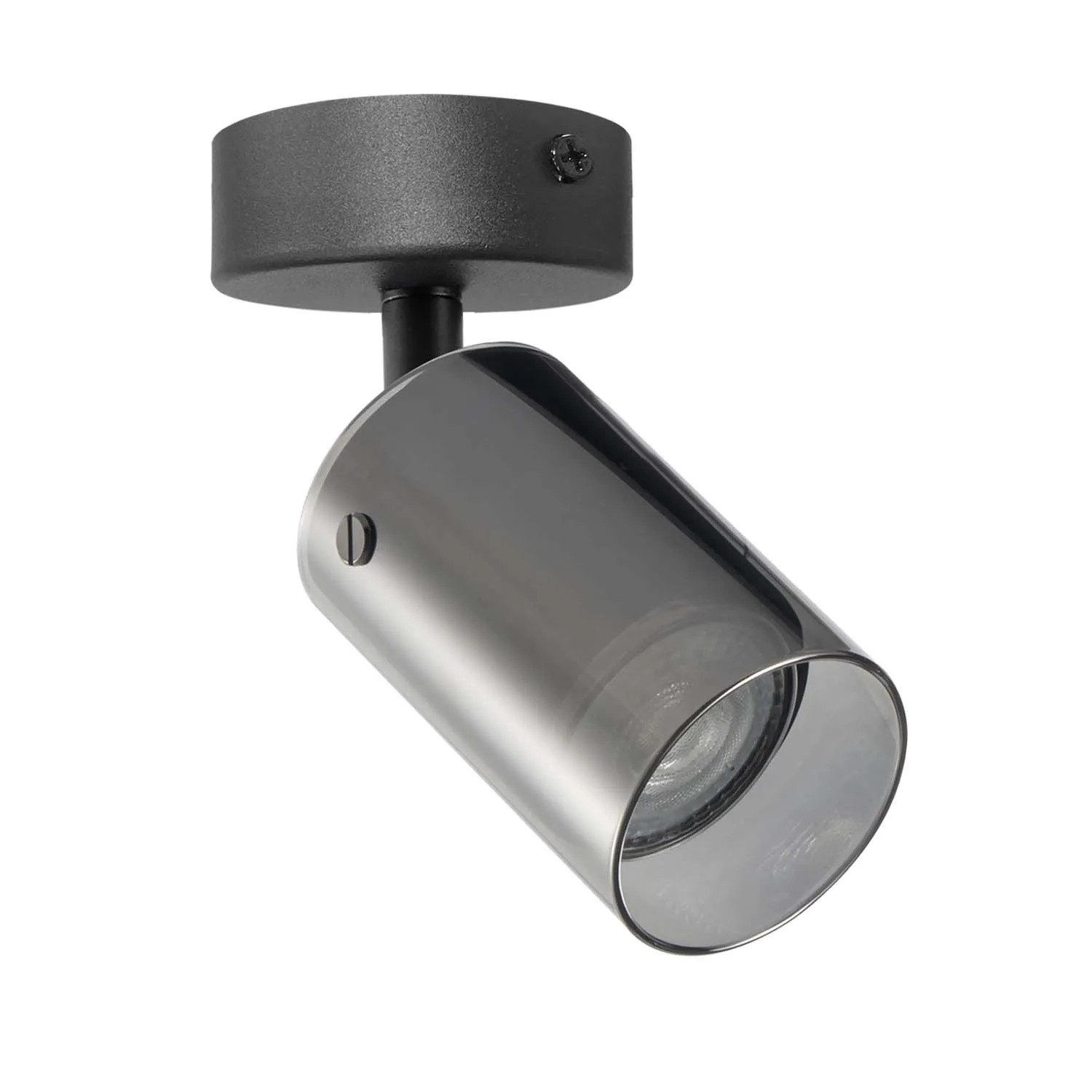 Goldlux Lampa ścienno-sufitowa SMOKY 1xGU10 max. 10W LED czarna