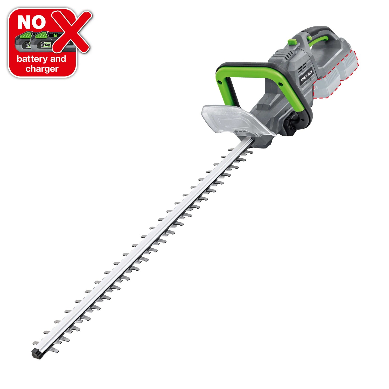 LUX-TOOLS Nożyce do żywopłotu akumulatorowe 2 x 20 V Solo V2