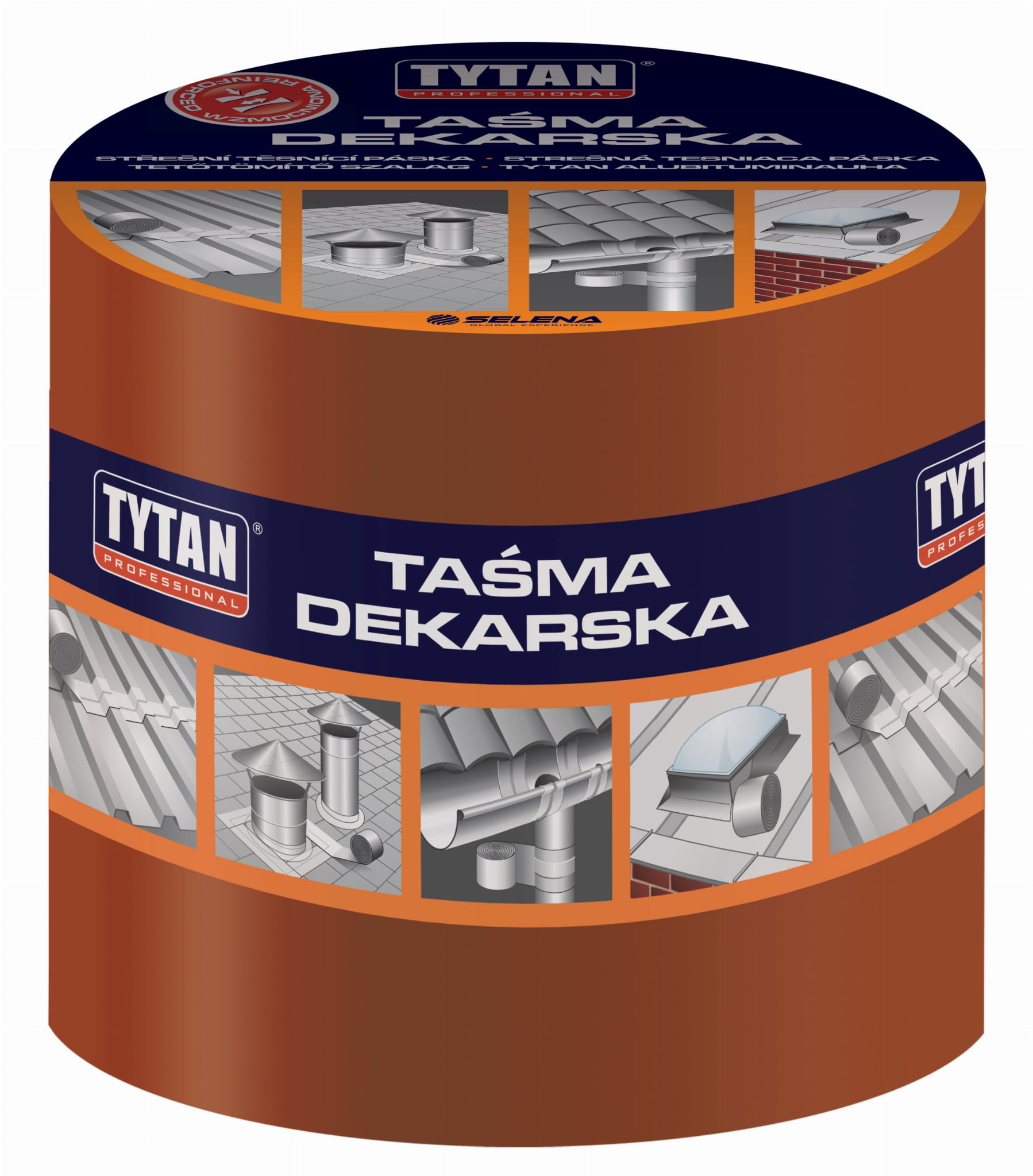 TYTAN TAŚMA DEKARSKA JASNA CEGŁA 15CMX10M