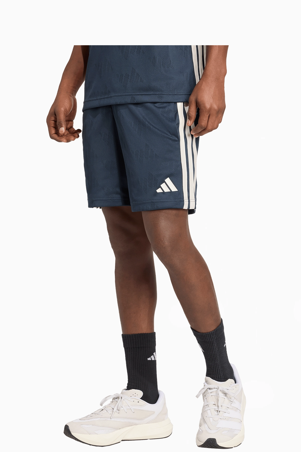 Spodenki adidas Stadium Jacquard - Granatowy
