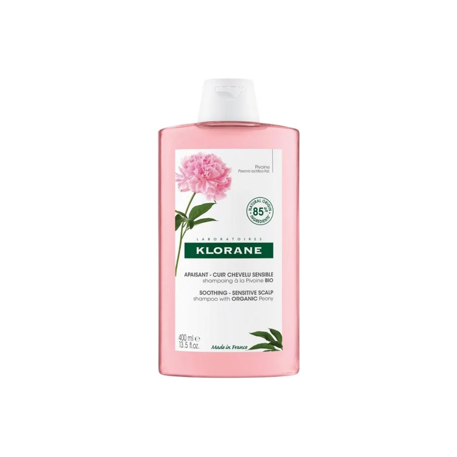 Klorane - szampon z organiczną piwonią, 400 ml