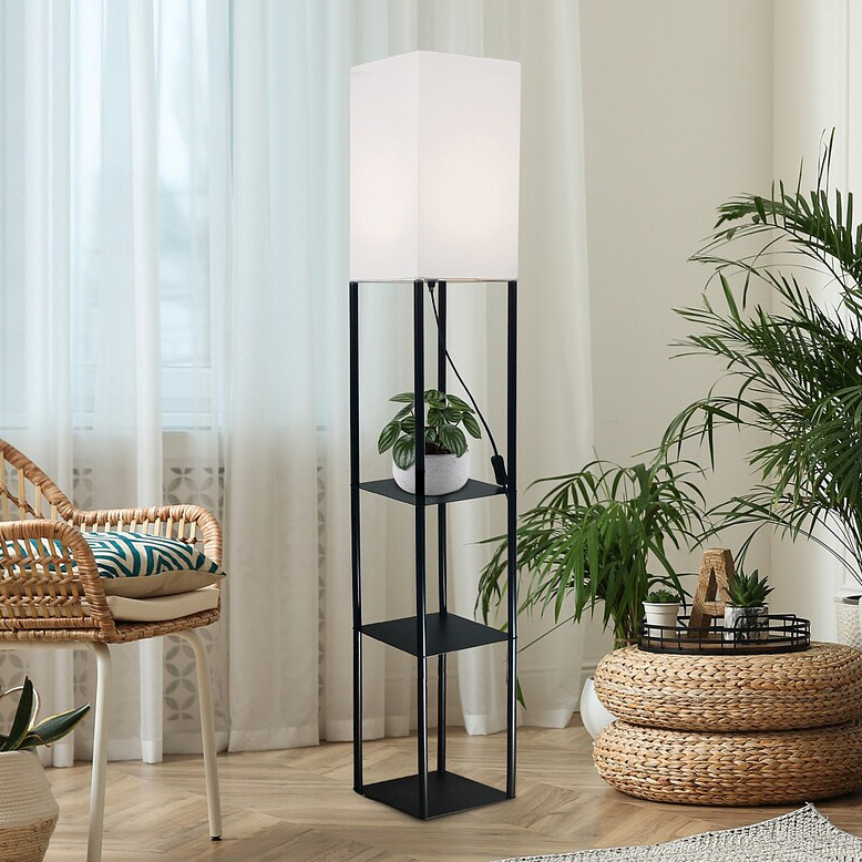 Rabalux Bronn lampa stojąca 1x40 W biała/czarna 74191 - Wysyłka w 24h